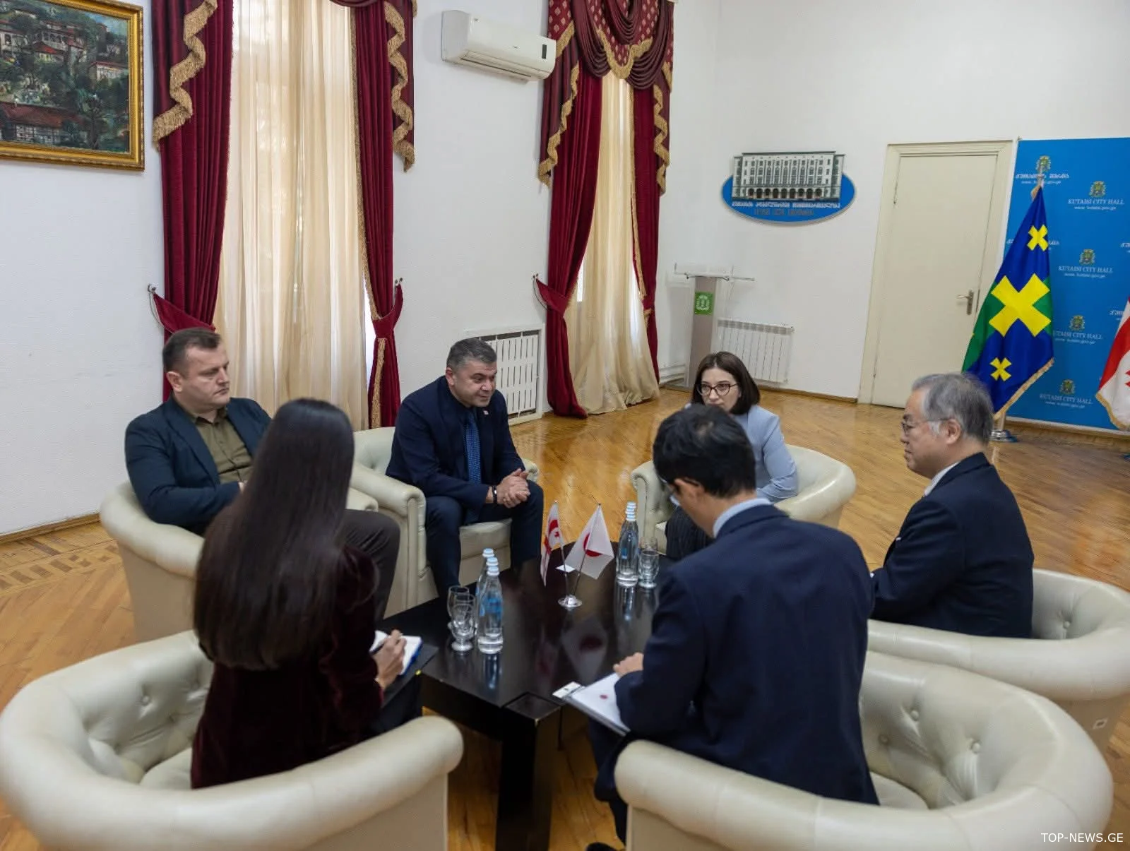 ქუთაისის მერიაში იაპონიის ელჩს უმასპინძლეს