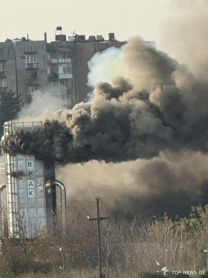 ქუთაისში, გუგუნავას ქუჩაზე ხანძარია