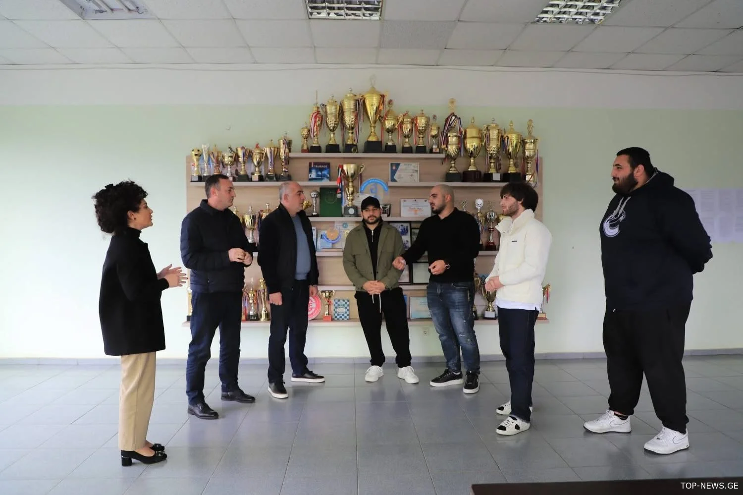 ზესტაფონის მერი ქამრიანი ჭიდაობის მსოფლიო ჩემპიონატის წარმატებულ მონაწილეებს შეხვდა