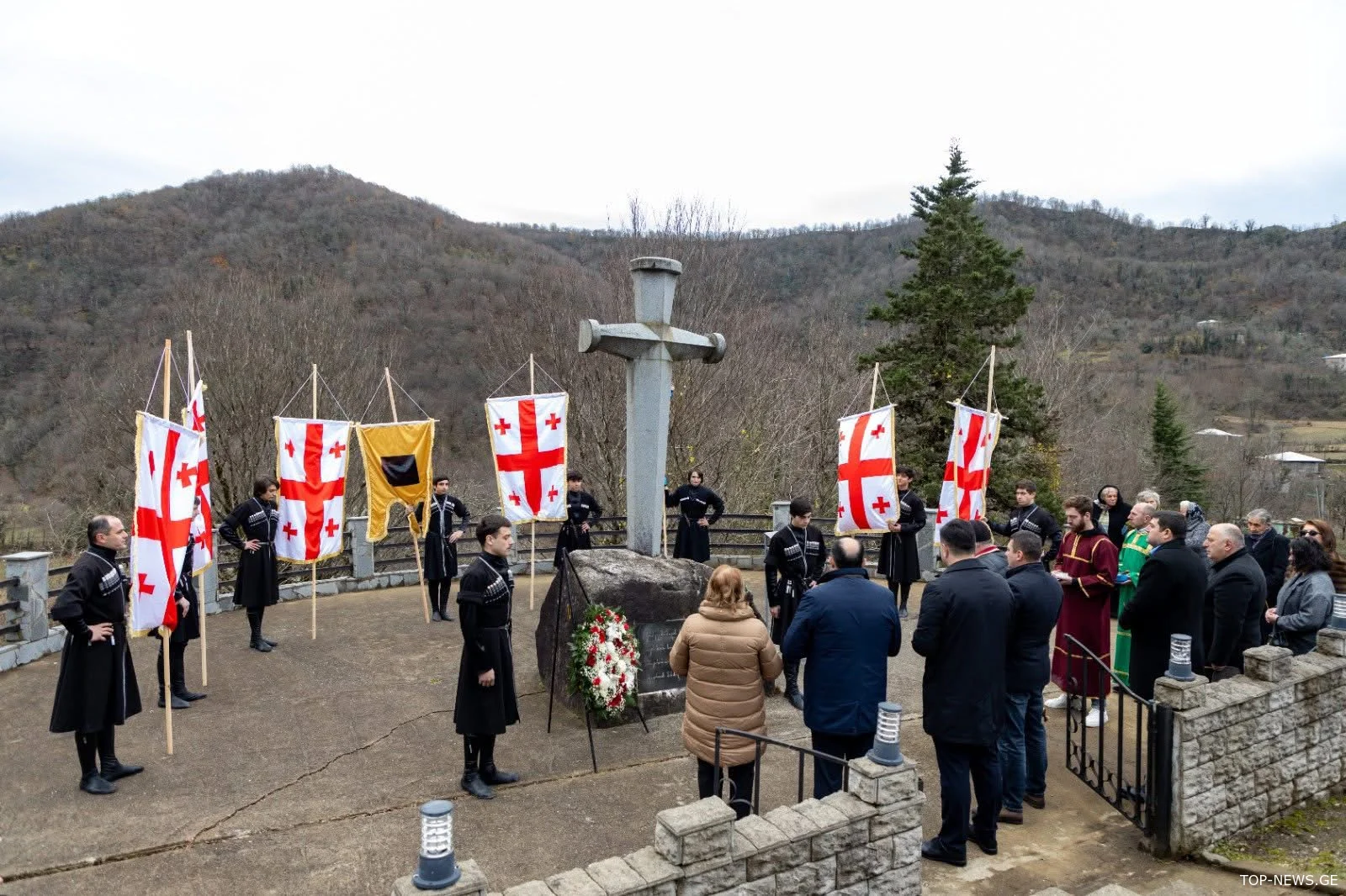 ტყიბულში ხრესილის ომის 268-ე წლისთავი აღნიშნეს