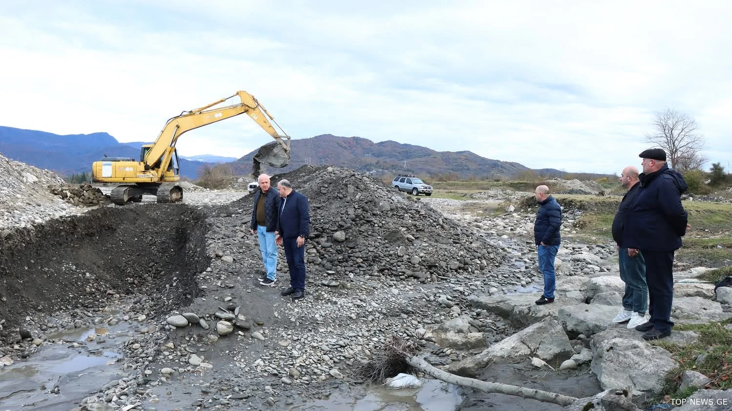 ხონის სოფელ მათხოჯში სასმელი წყლის სისტემის მოწესრიგების სამუშაოები მიმდინარეობს