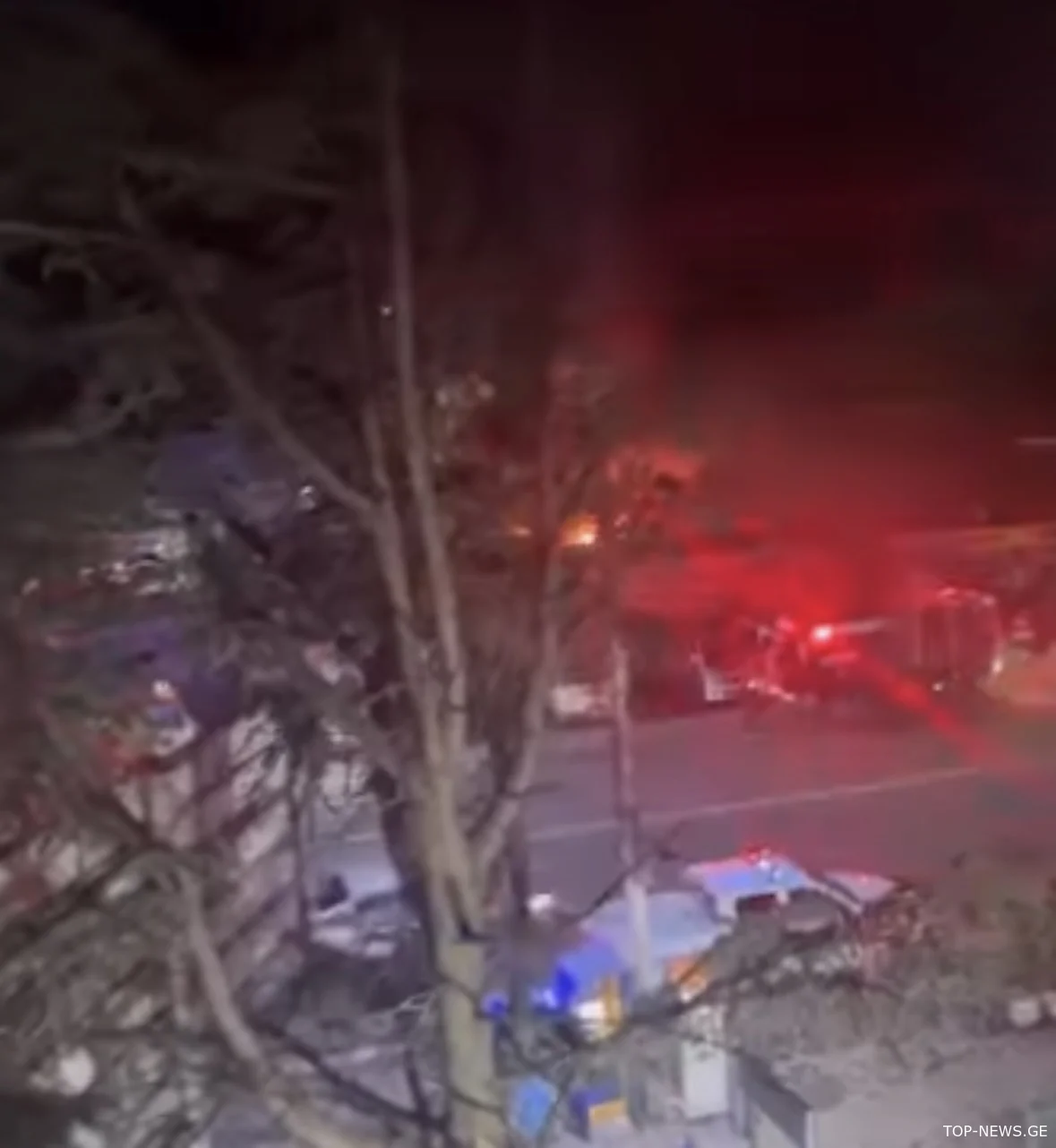 ქუთაისში ბაზრობა იწვის