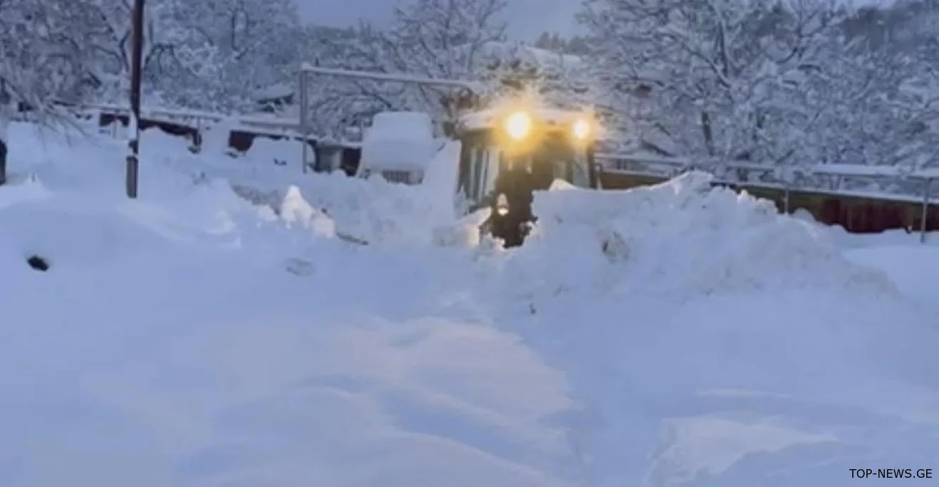 დიდთოვლობის გამო, გზებზე შეზღუდვებია-ინფორმაცია მძღოლებისთვის