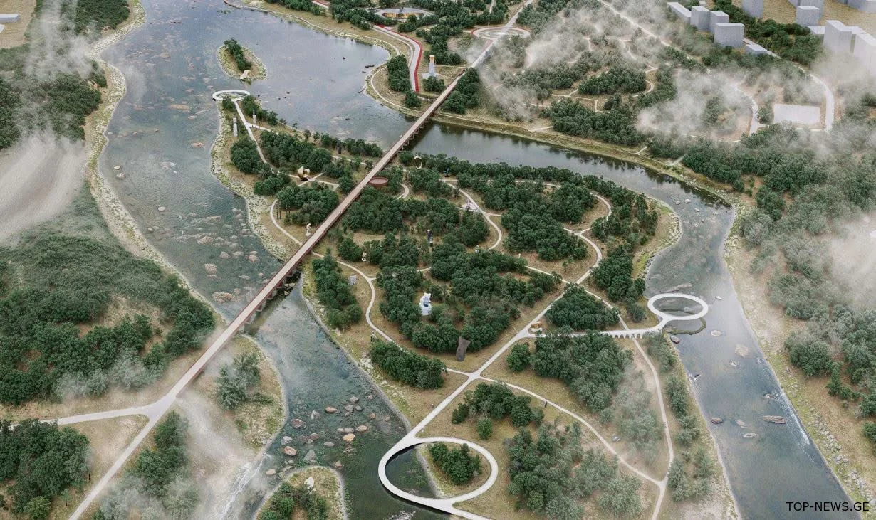 ქუთაისში, რიონის სანაპიროზე მრავალფუნქციური პარკის პროექტირება იწყება
