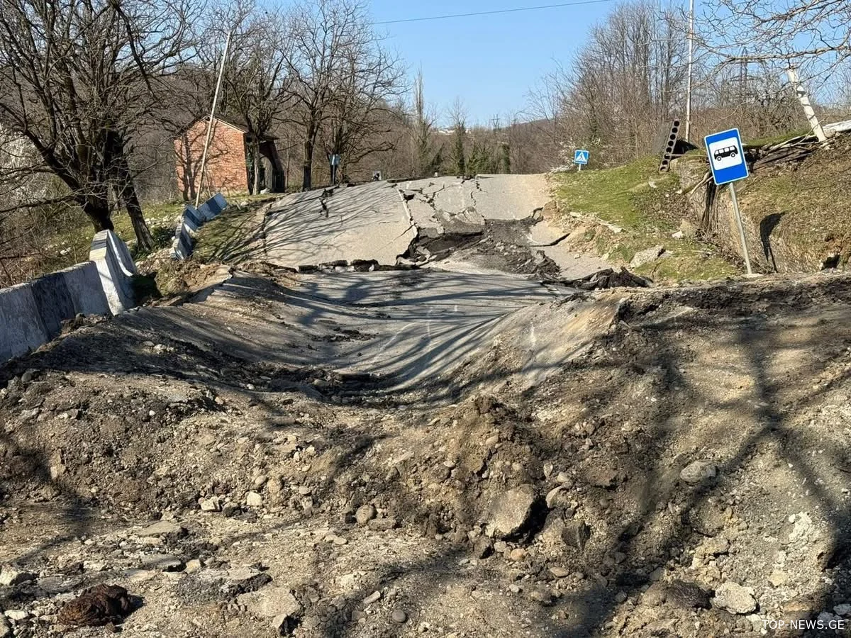 სოფელ კურსებში მეწყერის შედეგად დანგრეული სახლების რაოდენობა გაიზარდა