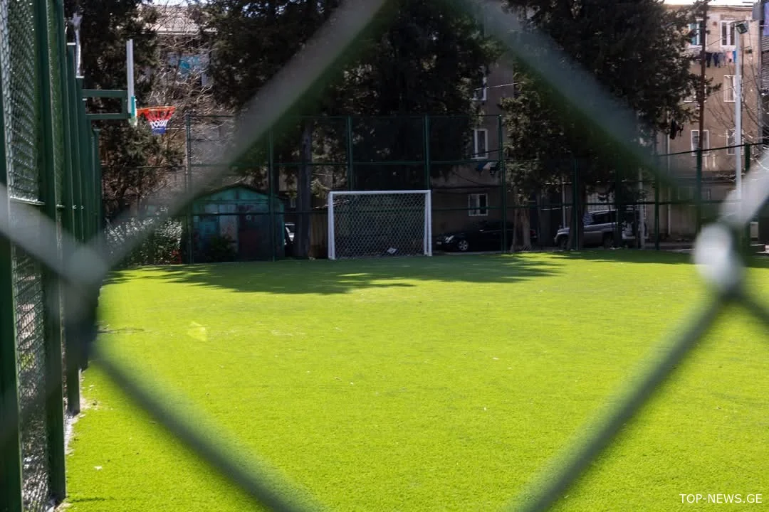 ქუთაისში, ძელქვიანის ადმინისტრაციულ ერთეულში სპორტული მოედნები ეწყობა