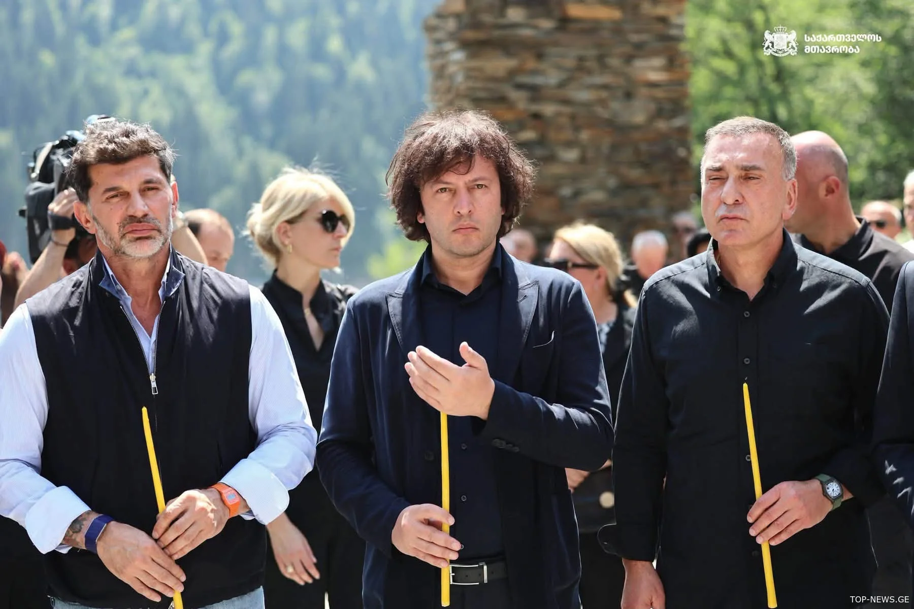 ირაკლი კობახიძე და კახა კალაძე შოვში, ტრაგედიის ადგილას ჩავიდნენ