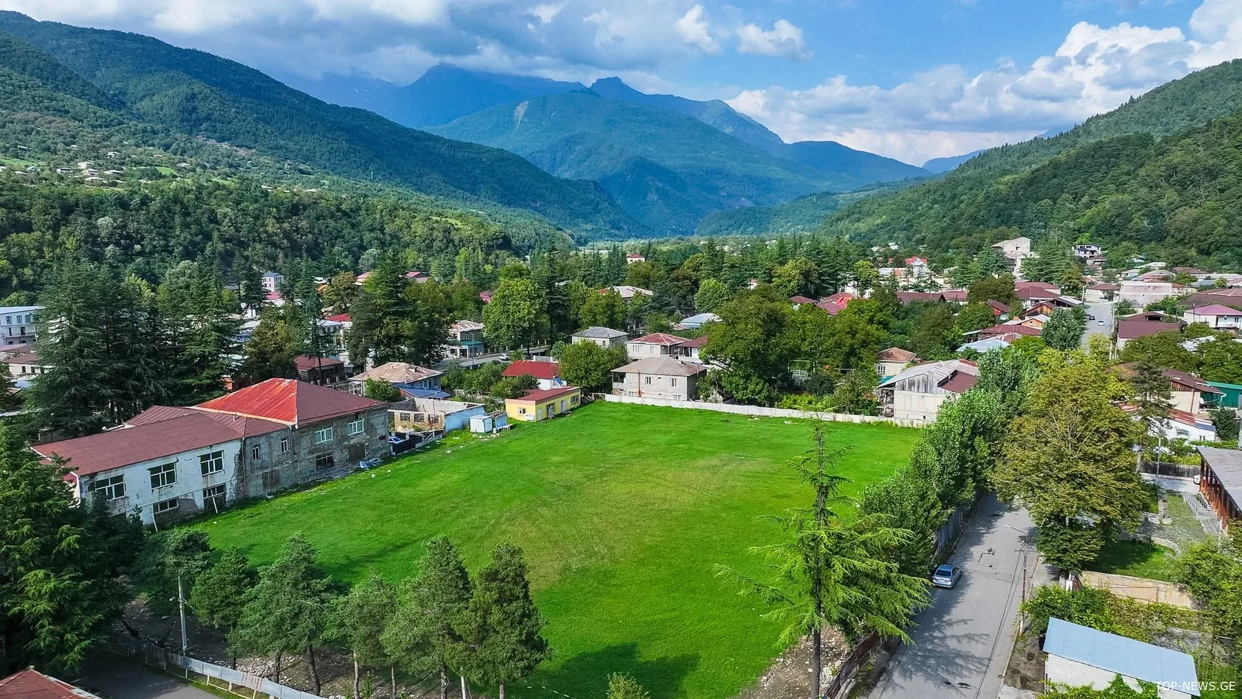 ონში საფეხბურთო ტექნიკური ცენტრის მშენებლობა მიმდინარეობს